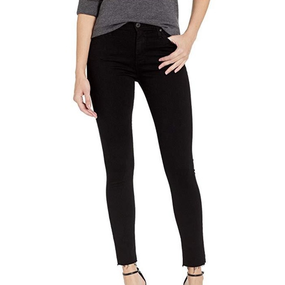 AG Jeans Farrah Skinny Ankle - Black Ink Size 27